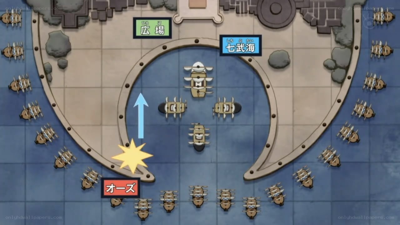 battle map with ships and labels