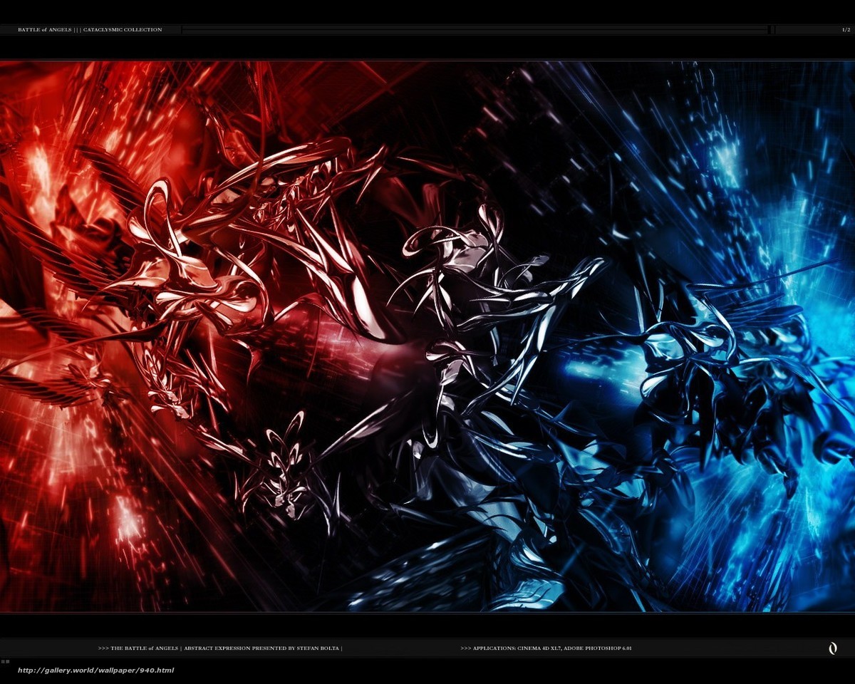Battle of Angels abstract art