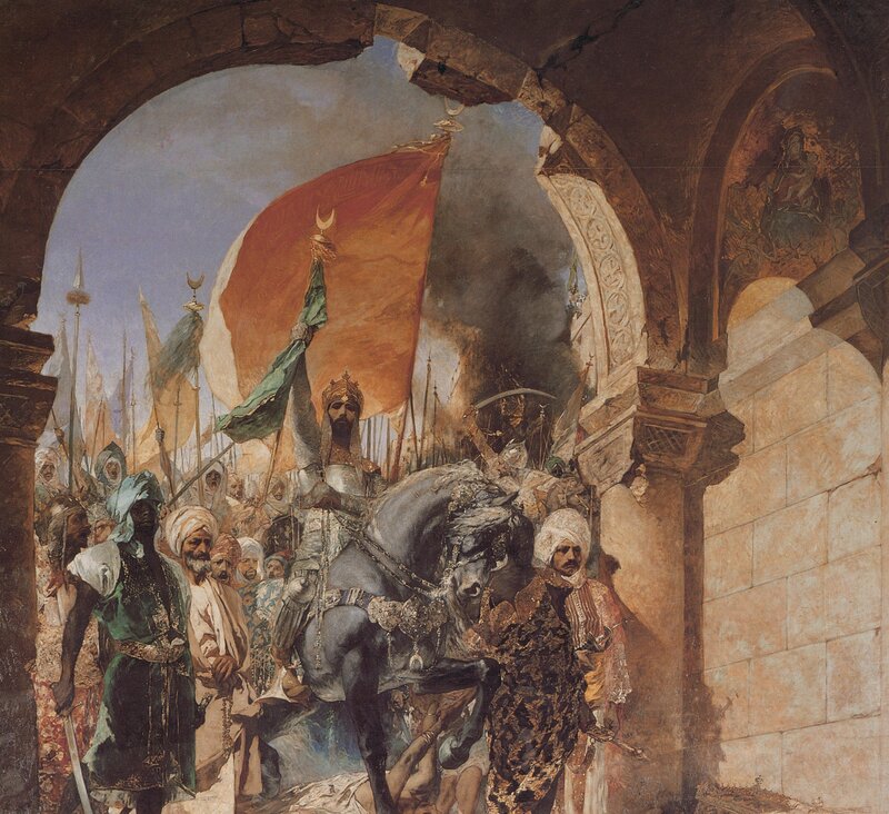 Battle of Vienna painting