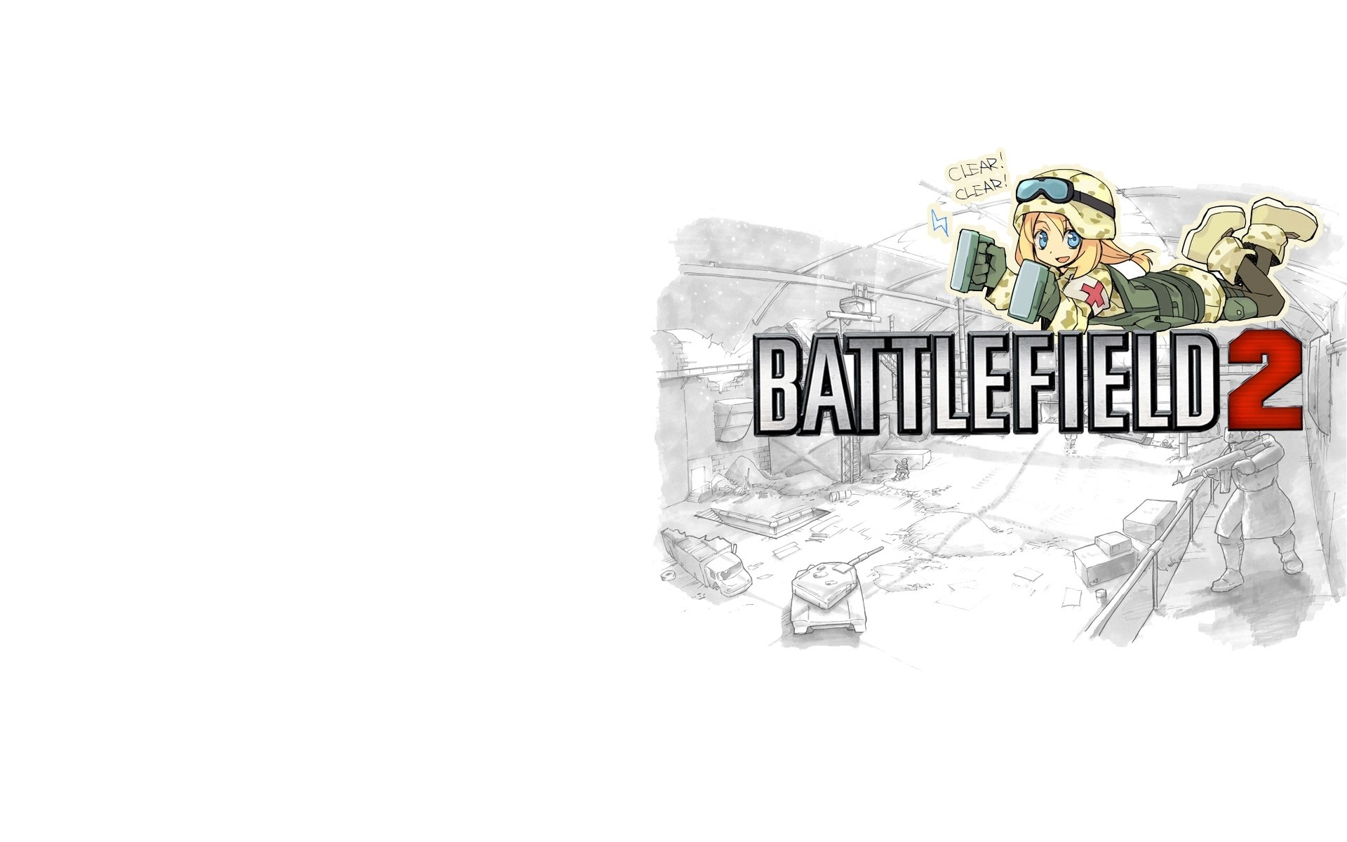 Battlefield 2 anime-style artwork