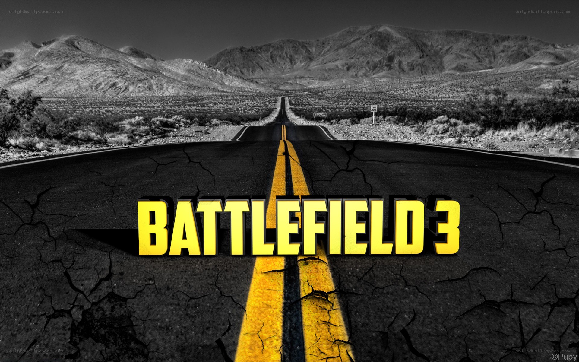 Battlefield 3 game title art