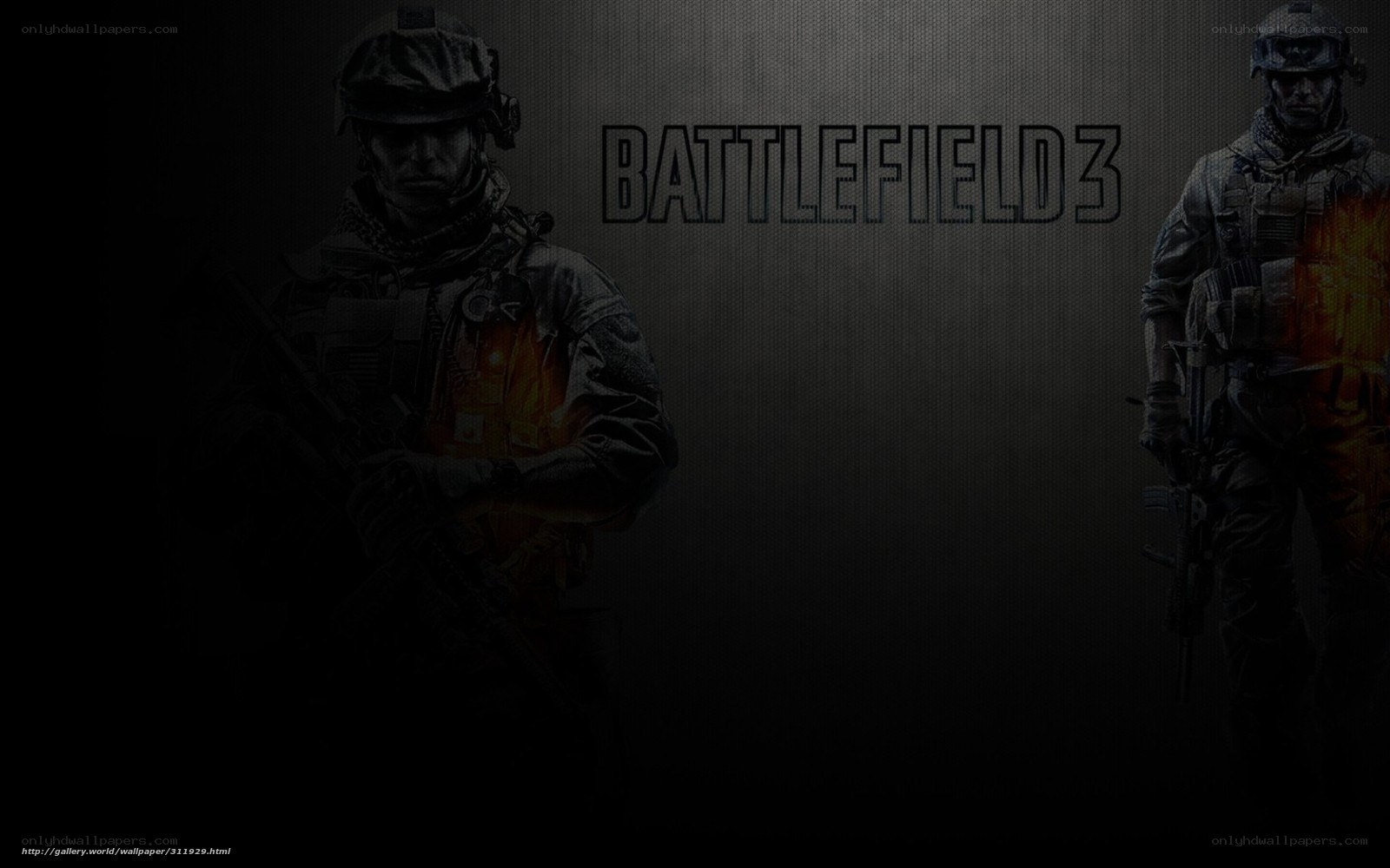 Battlefield 3 soldiers wallpaper