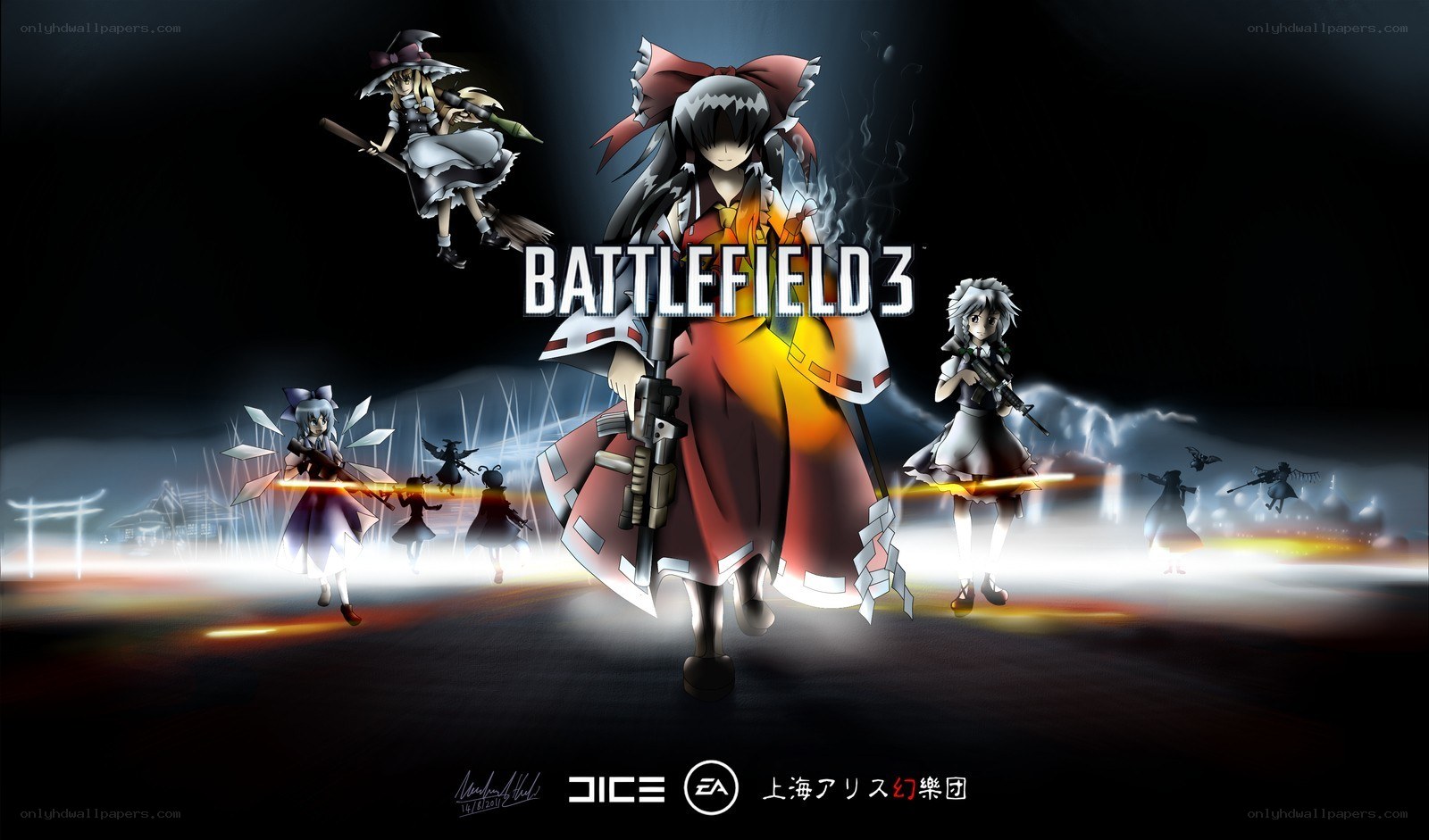 Battlefield 3 Touhou crossover