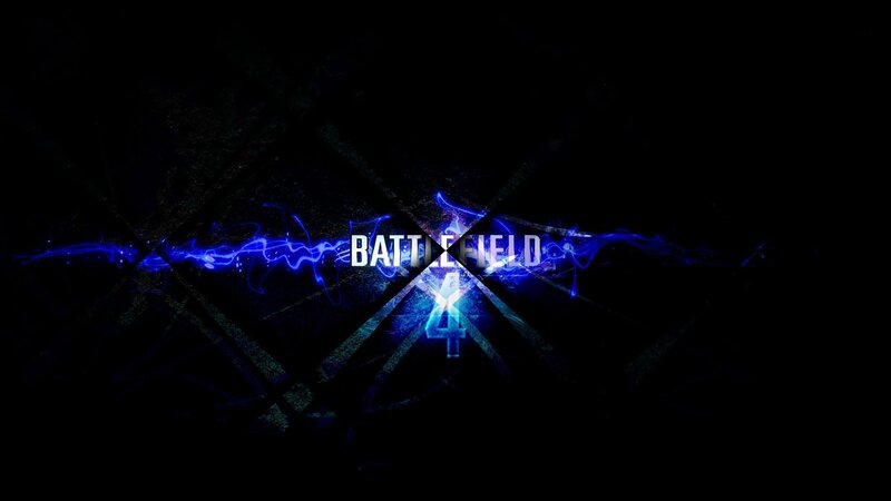 Battlefield 4 Logo — Black, Dramatic