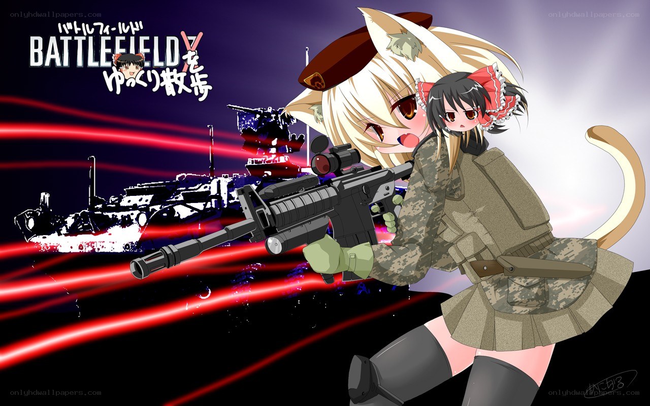 Battlefield anime girls