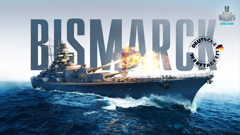 Battleship Bismarck — Blue, Dramatic