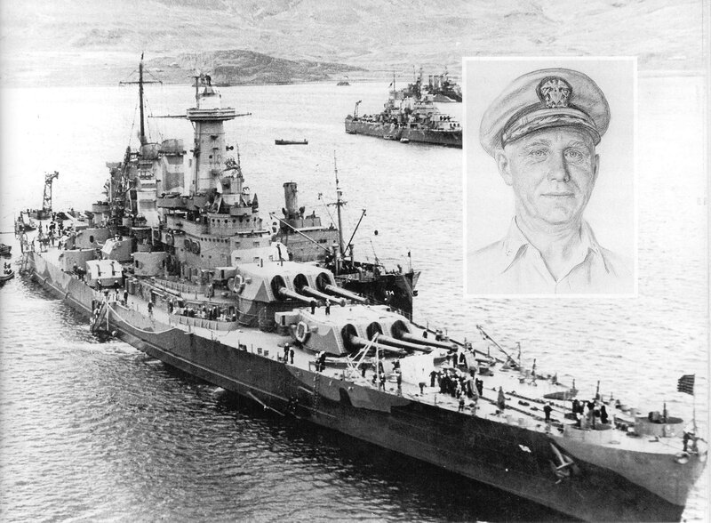 Battleship in Harbor — Black, Historical