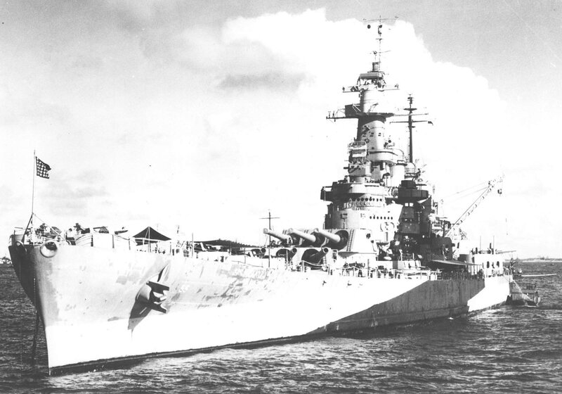 Battleship in Water