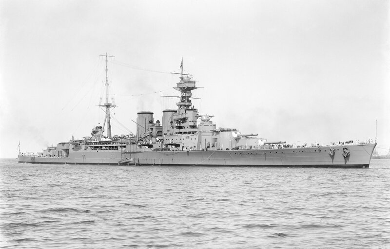 Battleship on Water — Black