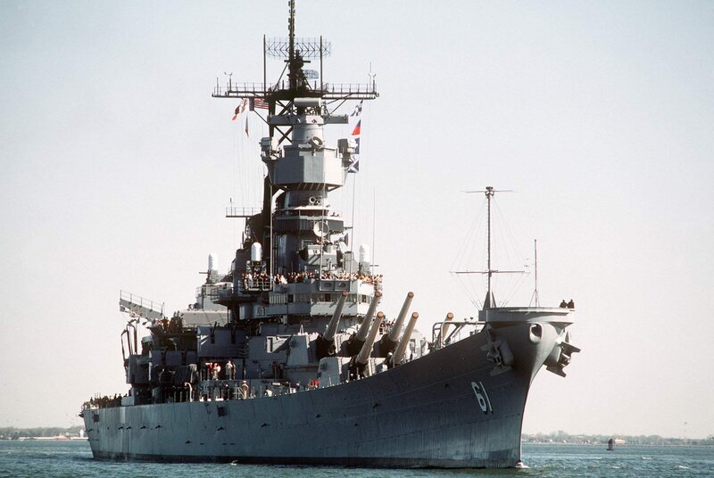 Battleship on Water — Gray
