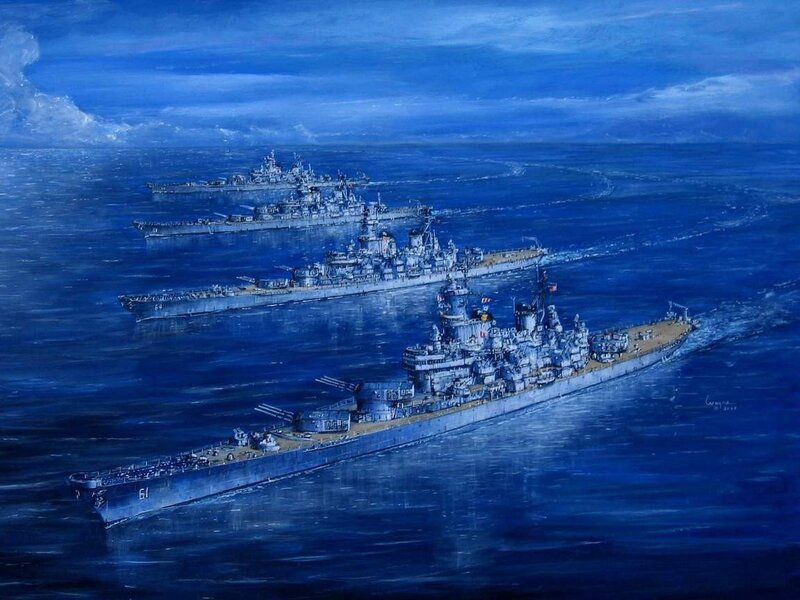 Battleships at Sea — Blue, Dramatic