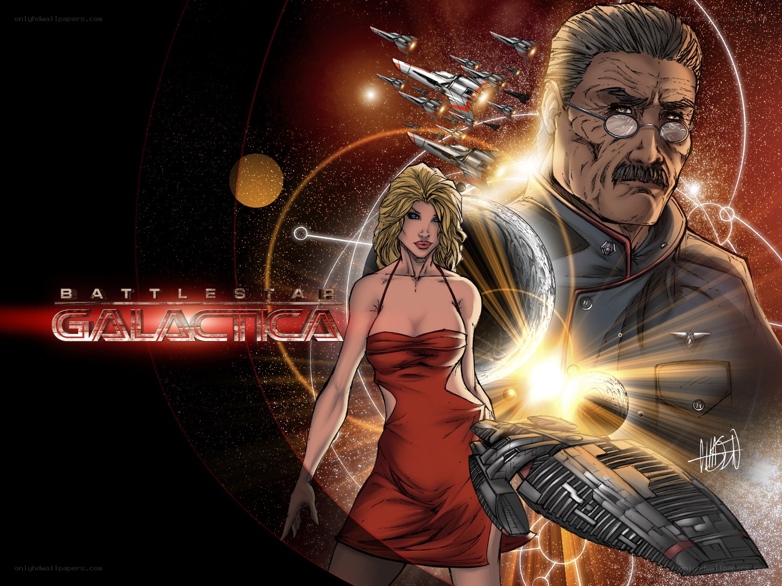 Battlestar Galactica artwork