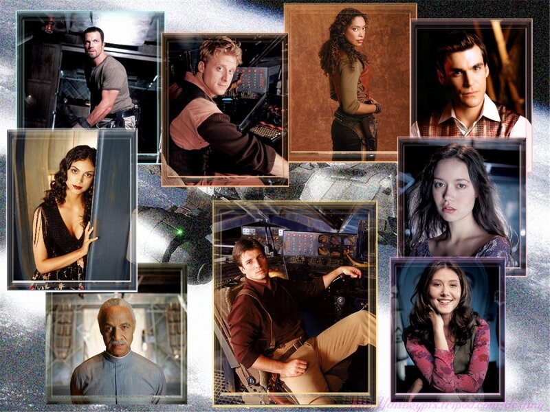 Battlestar Galactica cast collage