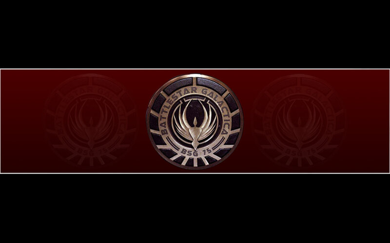 Battlestar Galactica Logo — Red
