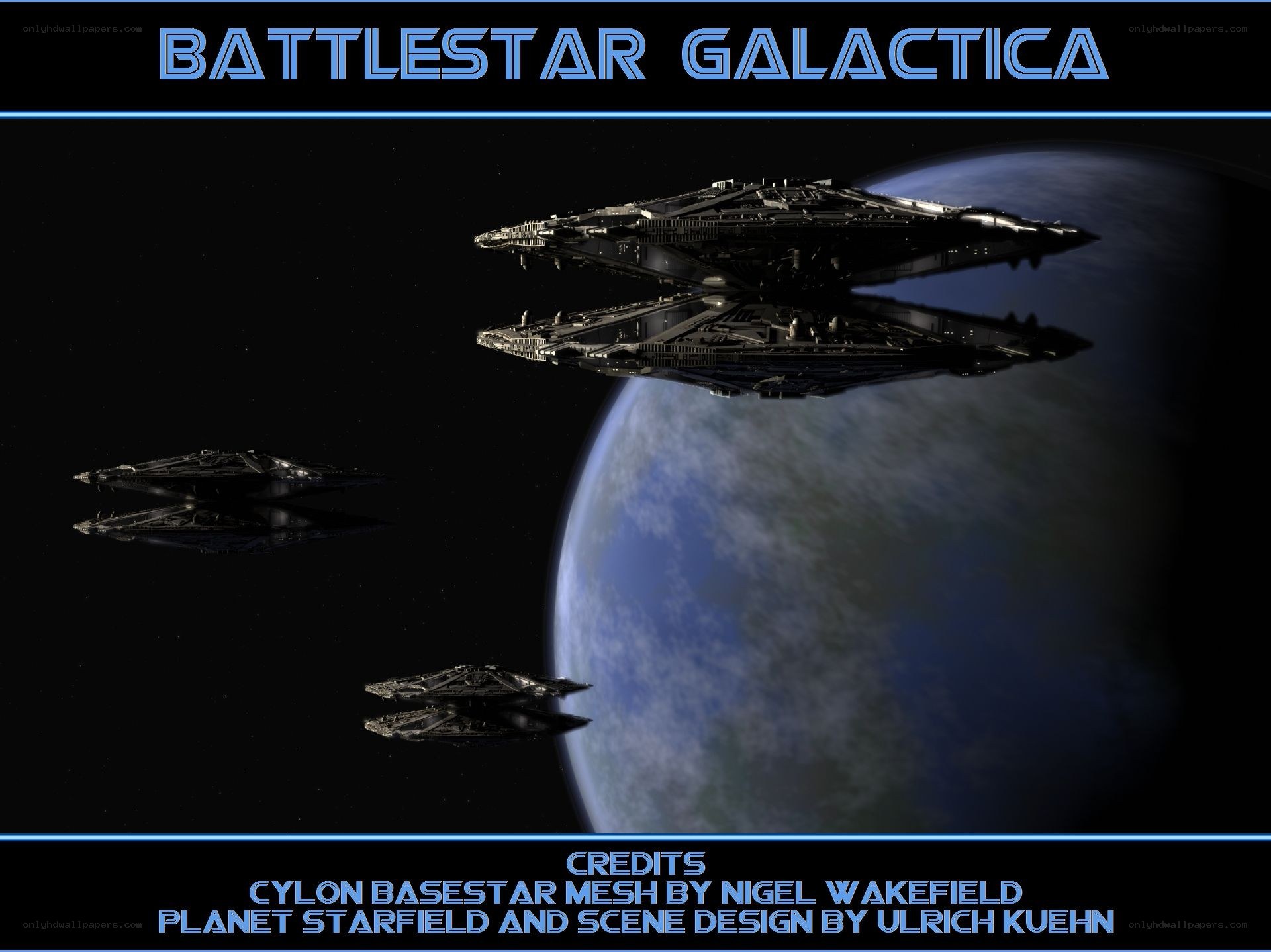 Battlestar Galactica scene