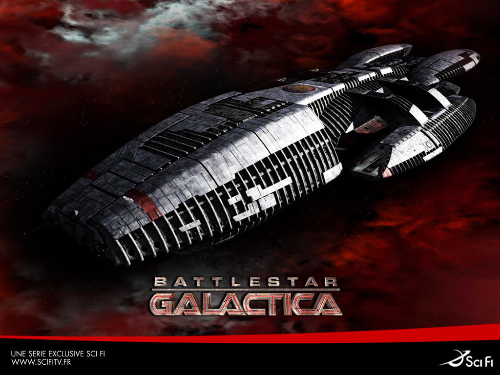 Battlestar Galactica spaceship
