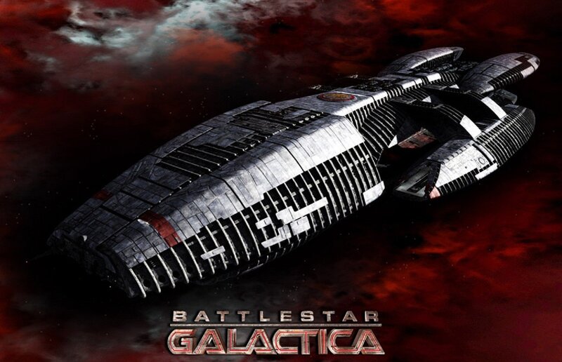 Battlestar Galactica spaceship