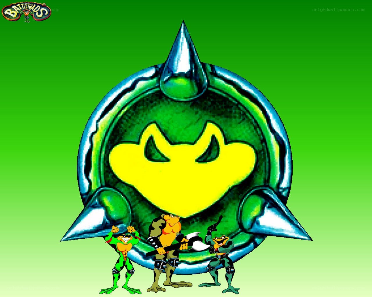 Battletoads characters and logo