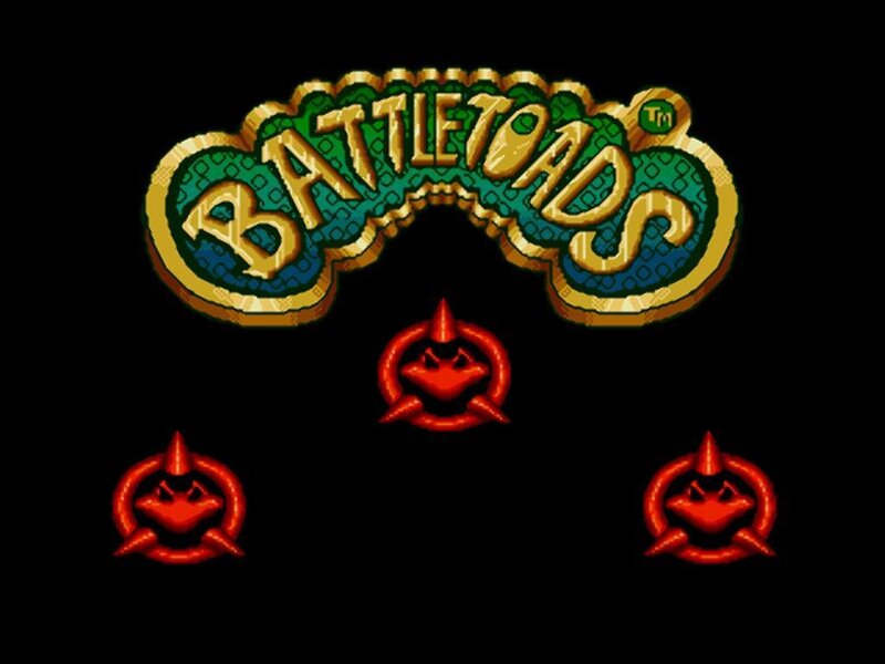 Battletoads title screen