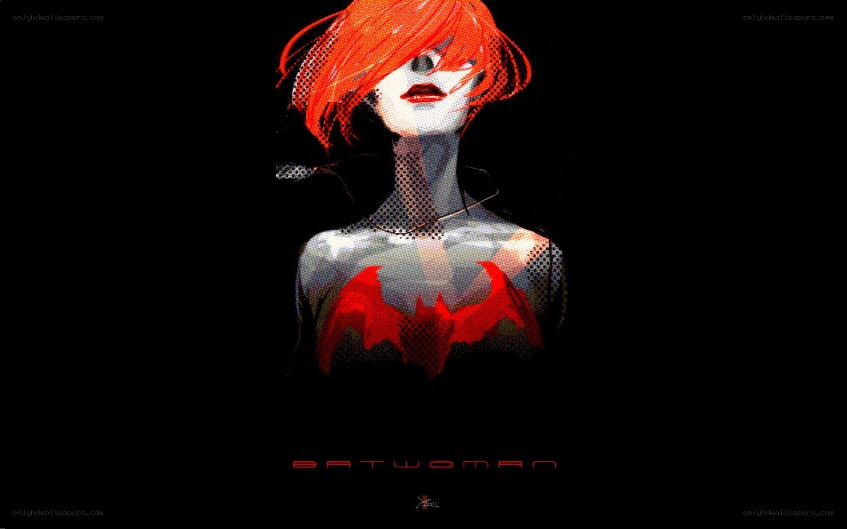 Batwoman character illustration
