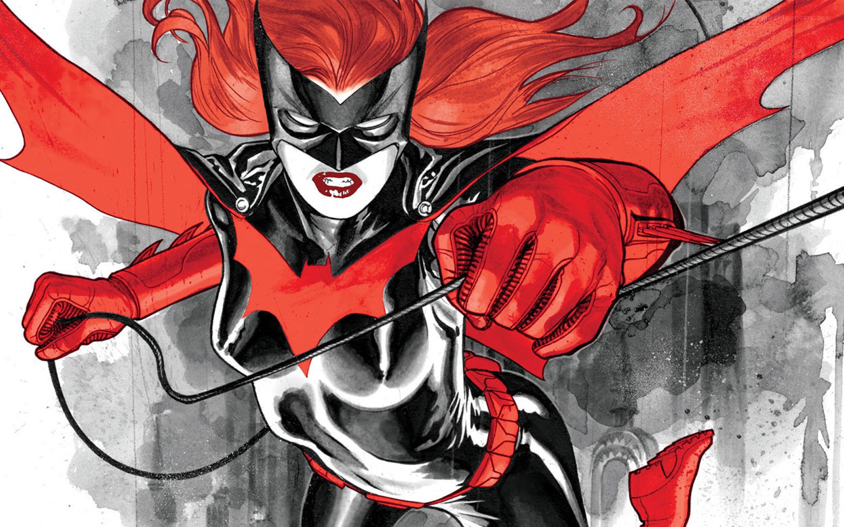 Batwoman in action