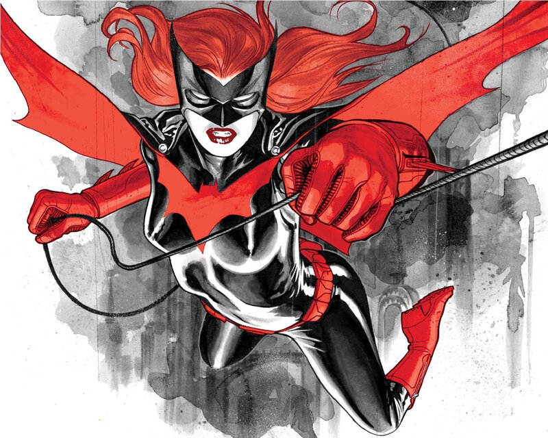 Batwoman in Flight