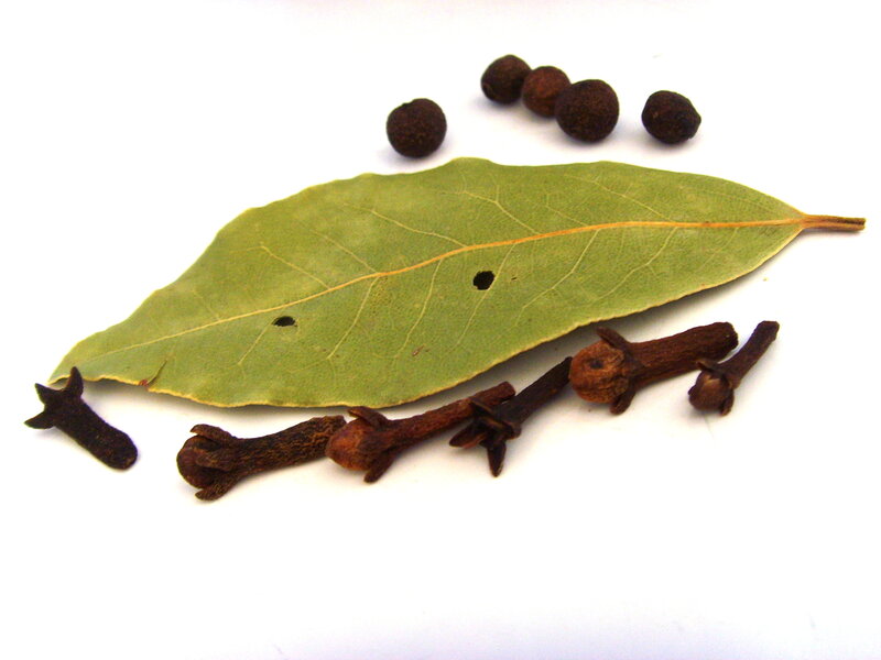 bay leaf and spices