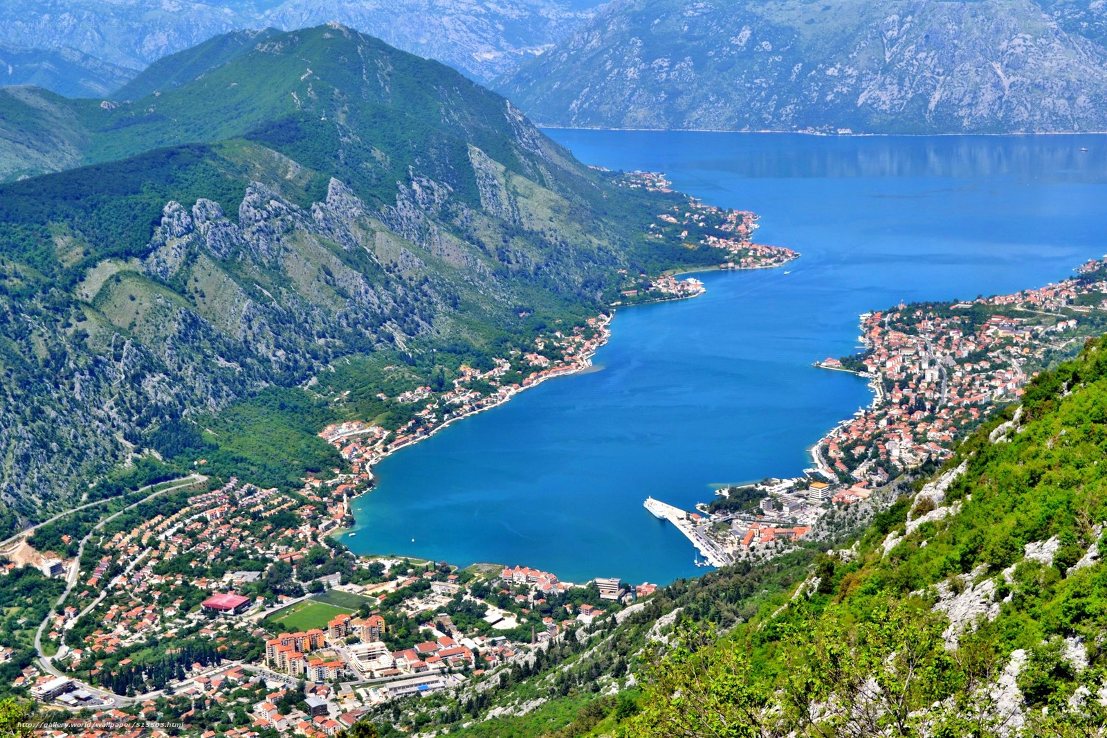 Bay of Kotor view