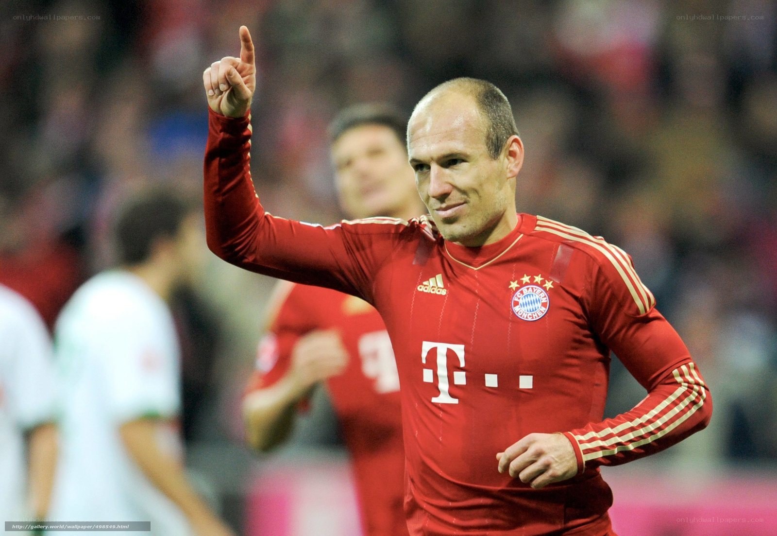 Bayern Munich player celebrating