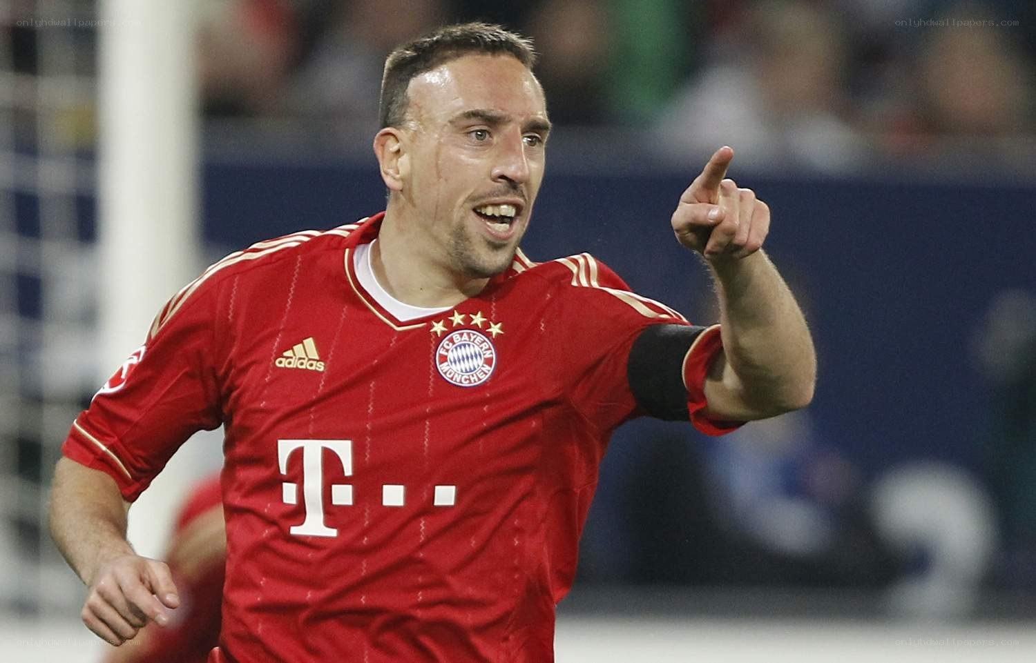 Bayern Munich player celebrating