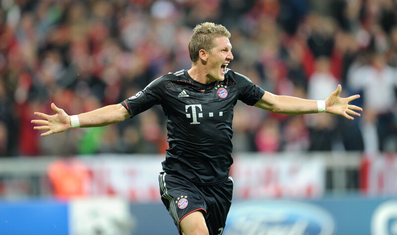 Bayern Munich player celebrating