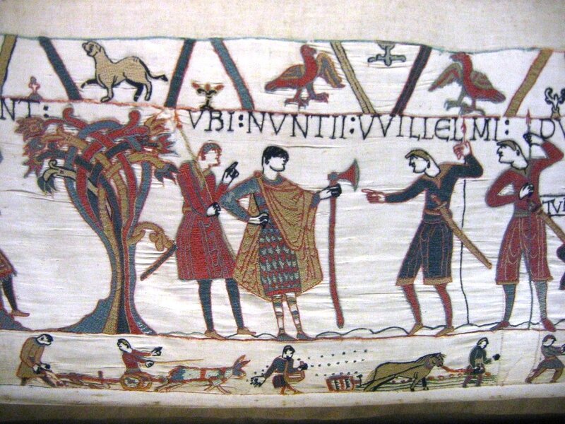 Bayeux Tapestry scene