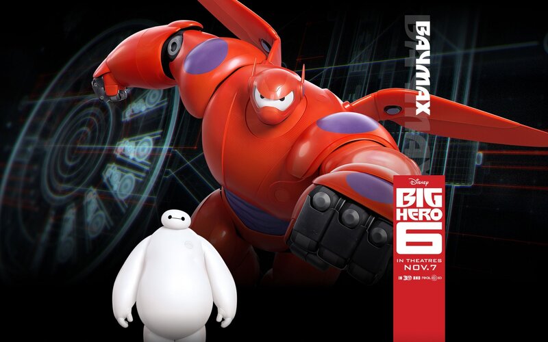 Baymax and Hiro in Armor