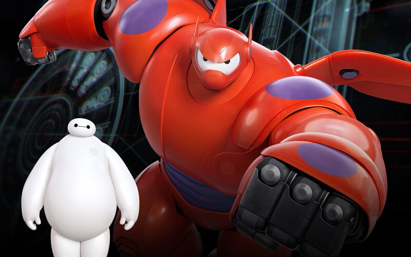Baymax and Hiro