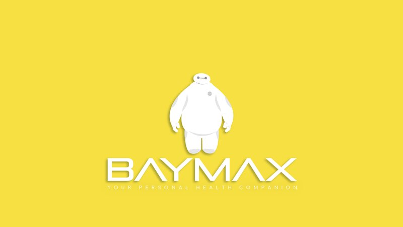 Baymax Character — Yellow
