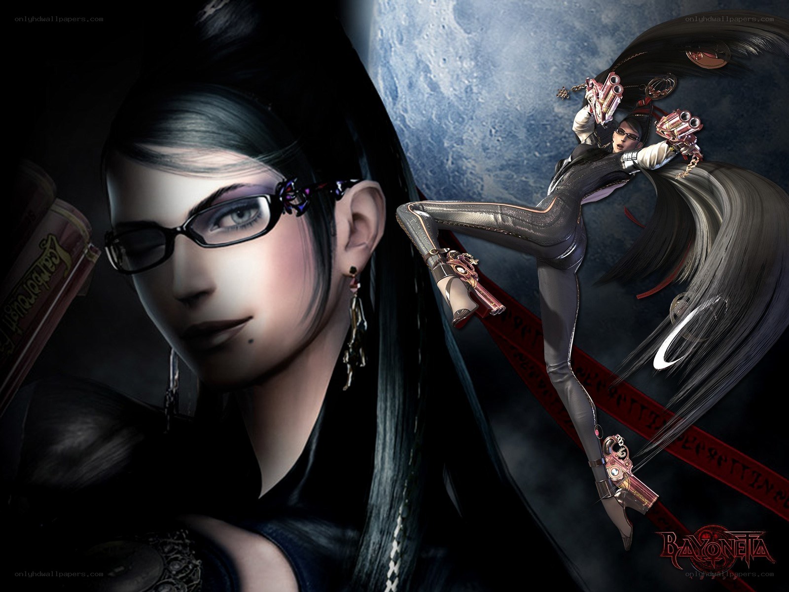 Bayonetta action character art