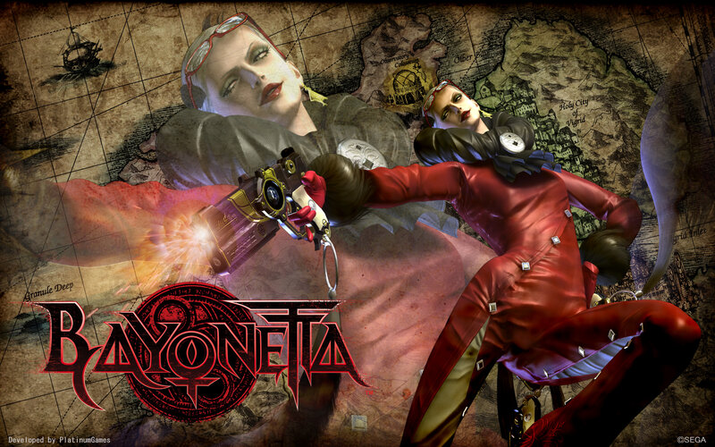 Bayonetta action game art