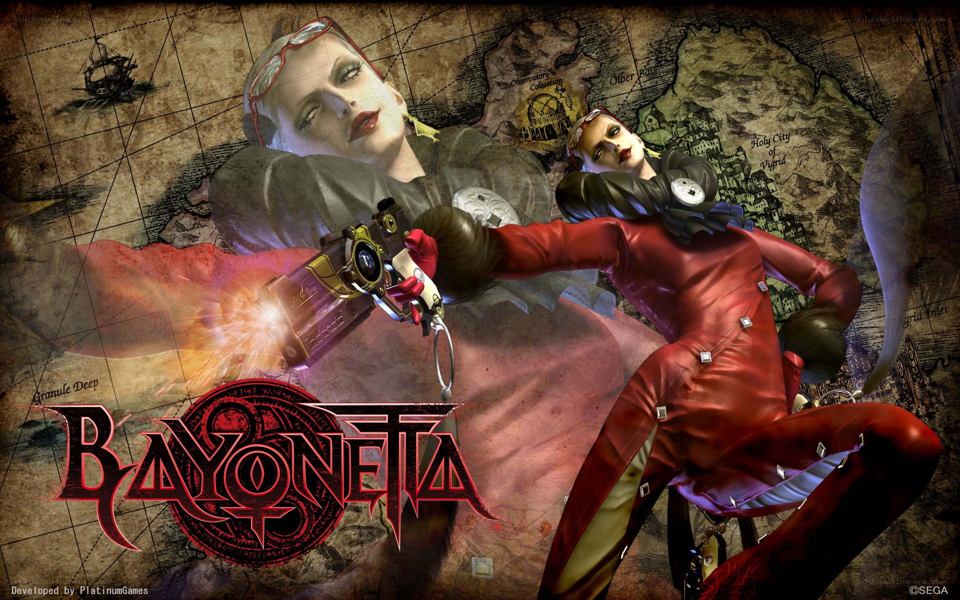 Bayonetta action game art
