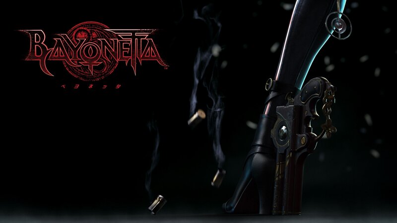Bayonetta Character — Black, Dramatic, Night