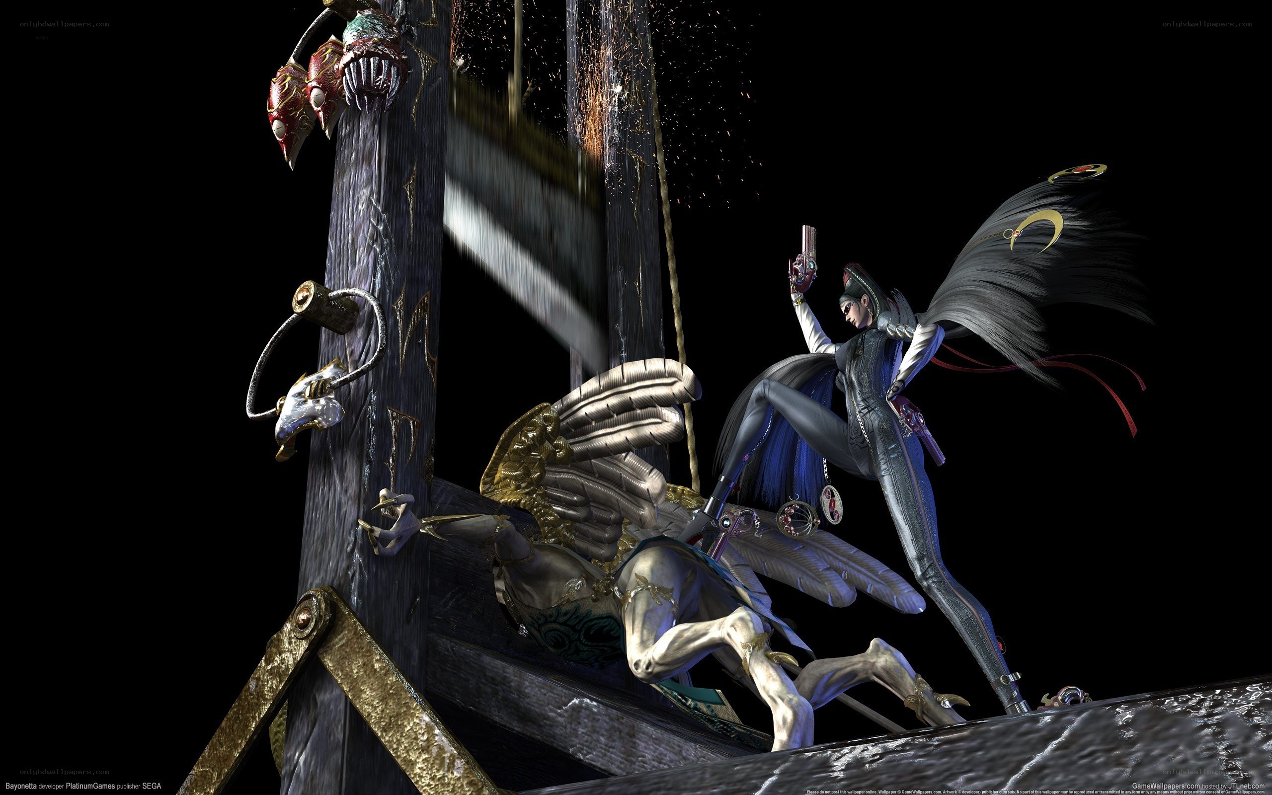 Bayonetta in action