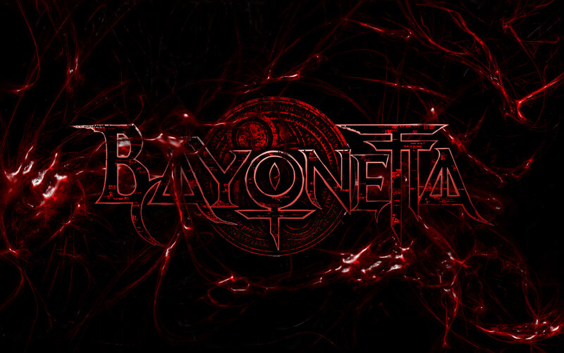 Bayonetta logo with red energy