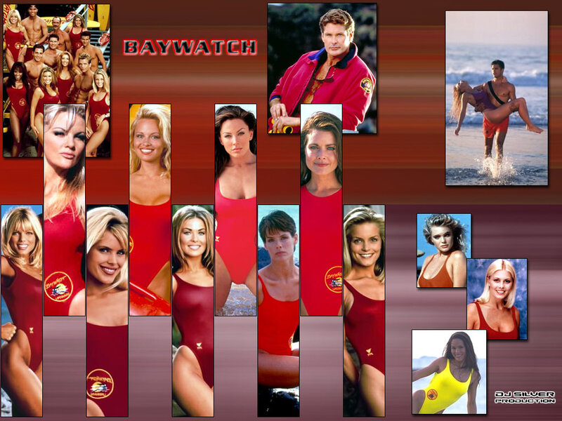 Baywatch cast collage
