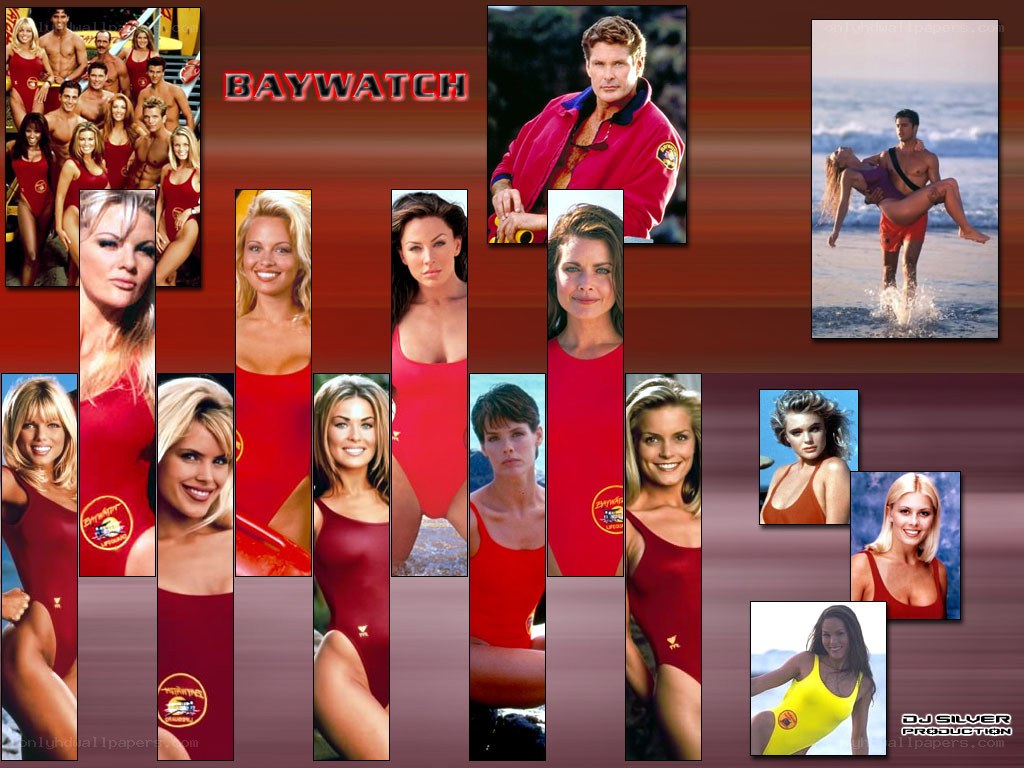 Baywatch cast collage