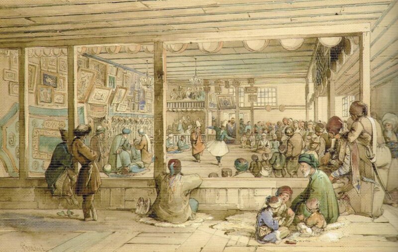 Bazaar scene in Istanbul