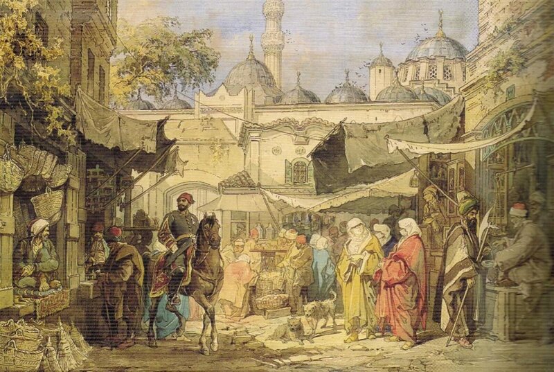 Bazaar Street Scene