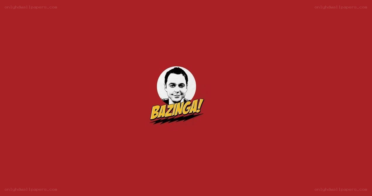 Bazinga! logo on red