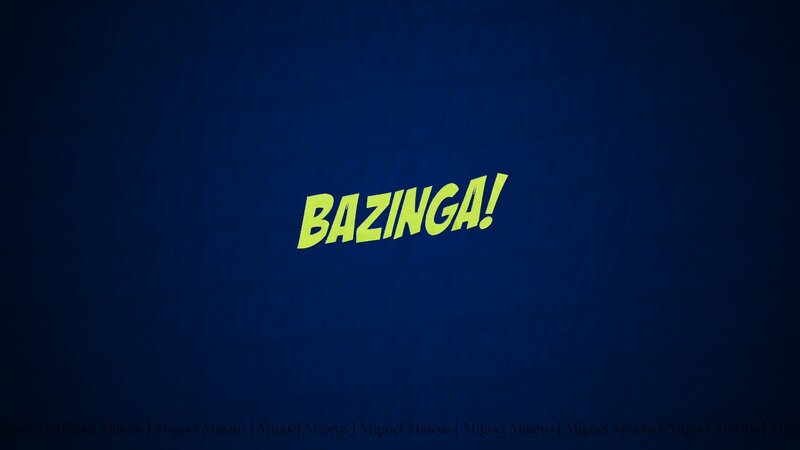 Bazinga title card