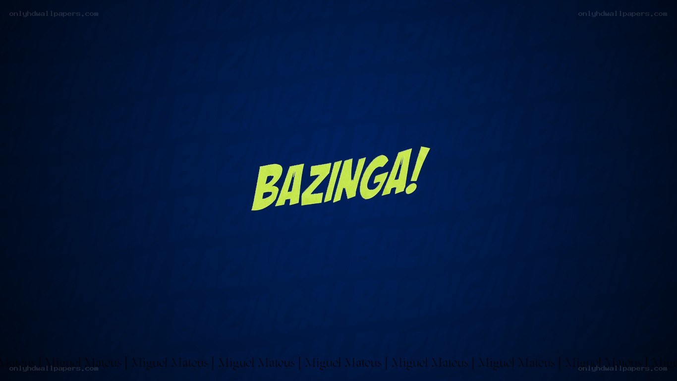 Bazinga title card
