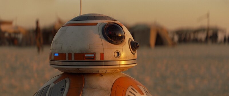 BB-8 Droid on Desert