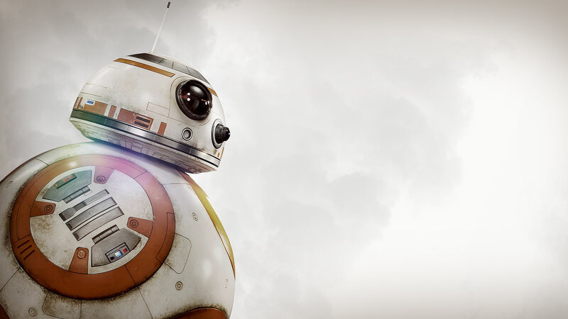 BB-8 Droid — White, Dramatic